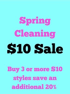 $10 Sale on Certain Items